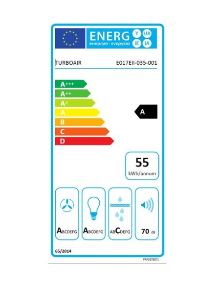 Campana decorativa integrable Turboair FACILE PLUS IXGL/A/90