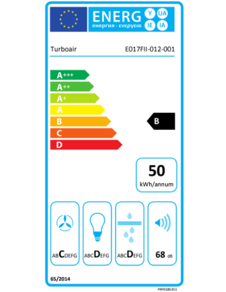 Grupo filtrante Turboair LEI S GR/F/72