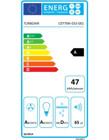 Campana decorativa Turboair KELIA BL/A/60