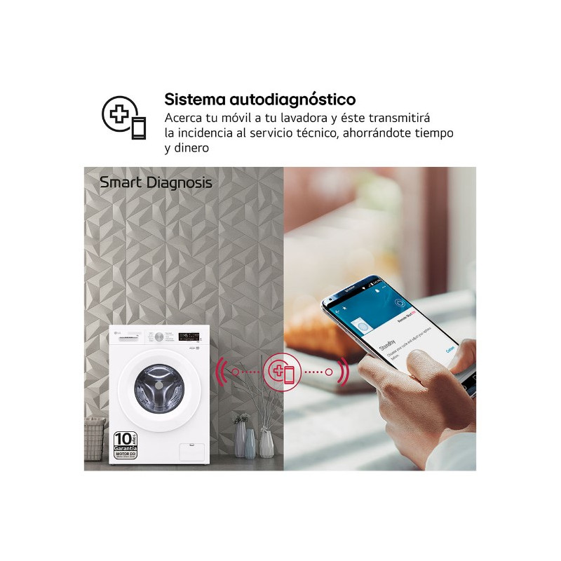 Lavadora Lg F4X1008NWH