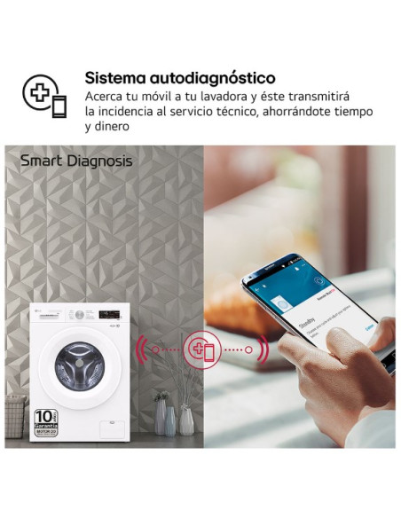 Lavadora Lg F4X1008NWH