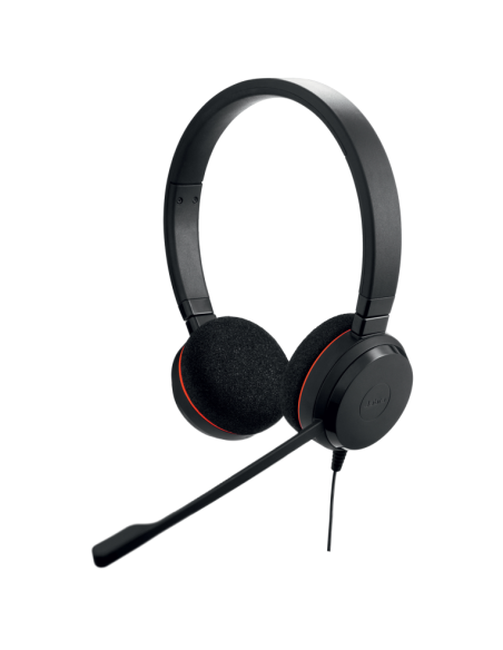 Jabra Evolve 20 Auriculares Alámbrico Diadema Oficina/Centro de llamadas USB tipo A Negr