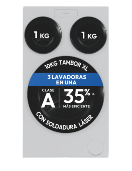 Lavadora frontal Candy MQD410CBL937