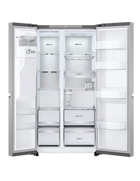 Frigorifico side by side Lg GSLE91MBAB