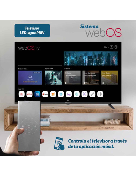 TV GRUNKEL LED4300PBW, 43"