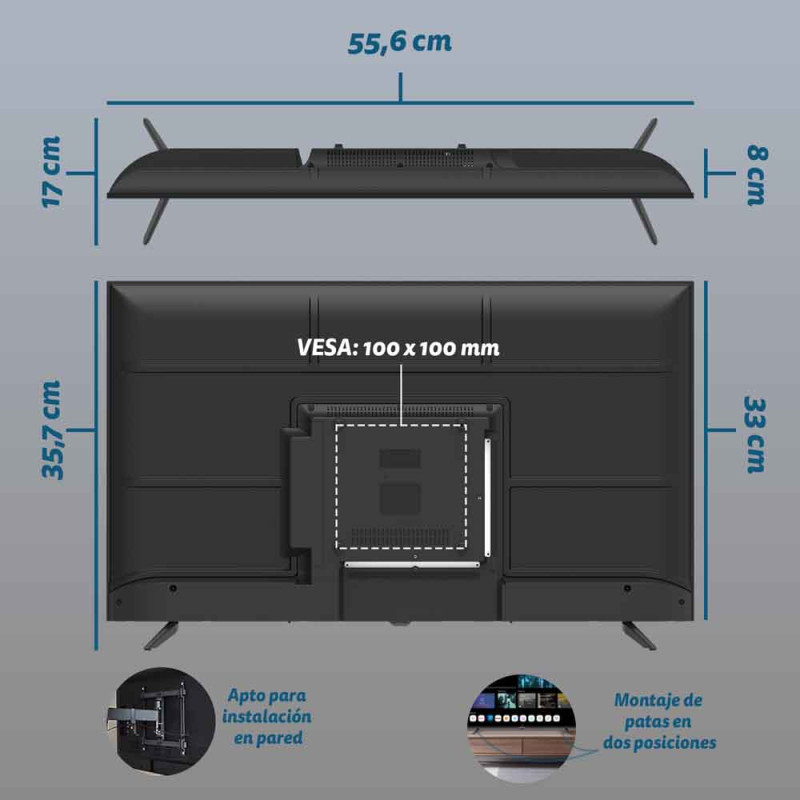 TV GRUNKEL LED4300PBW, 43"
