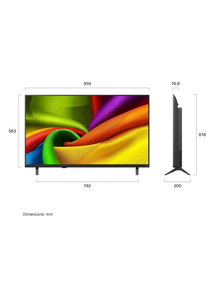 TV UHD LG 43NU850B6LA, NANO 4K UHD