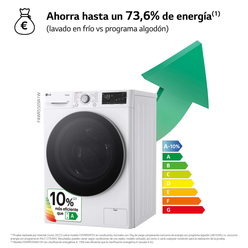 Lavadora Lg F4WR5509A1W Lavadora Lg F4WR5509A1W