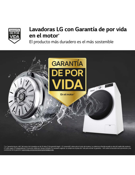 Lavadora Lg F4WR5509A1W