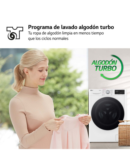 Lavadora Lg F4WR5509A1W
