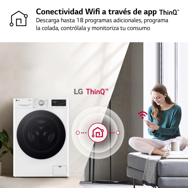 Lavadora Lg F4WR5509A1W Lavadora Lg F4WR5509A1W
