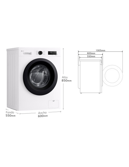 Lavadora Lg F4X1009NWK