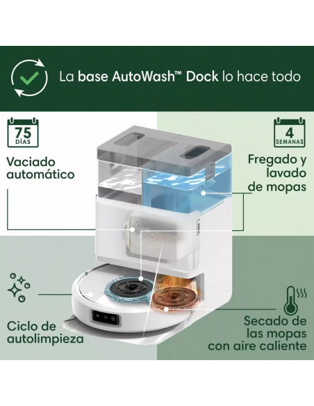 Aspirador Irobot Roomba Plus 505 Combo + AutoWash Dock (N185240)