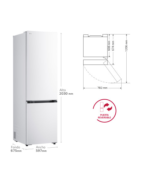 Combi NF Lg GBBS322CSW