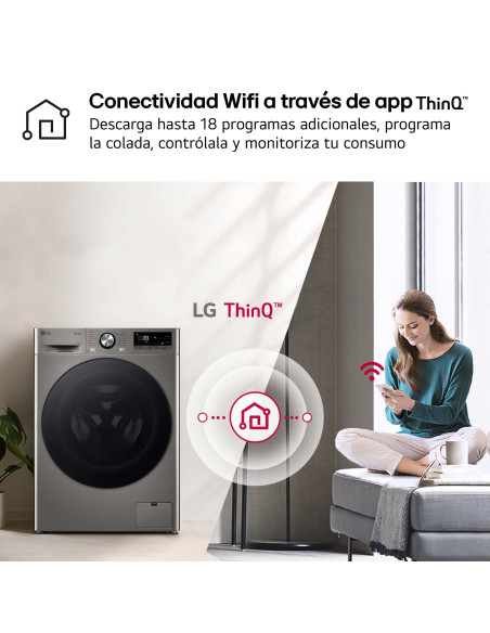 Lavasecadora Lg F4DR7009AGS