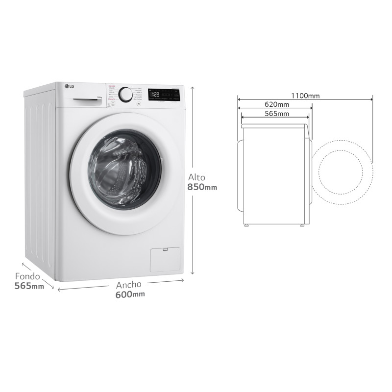 Lavasecadora Lg F4DR5009A3W Lavasecadora Lg F4DR5009A3W