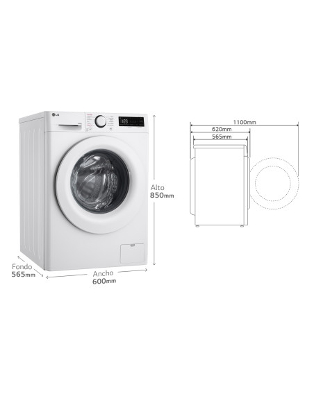Lavasecadora Lg F4DR5009A3W