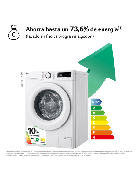 Lavasecadora Lg F4DR5009A3W