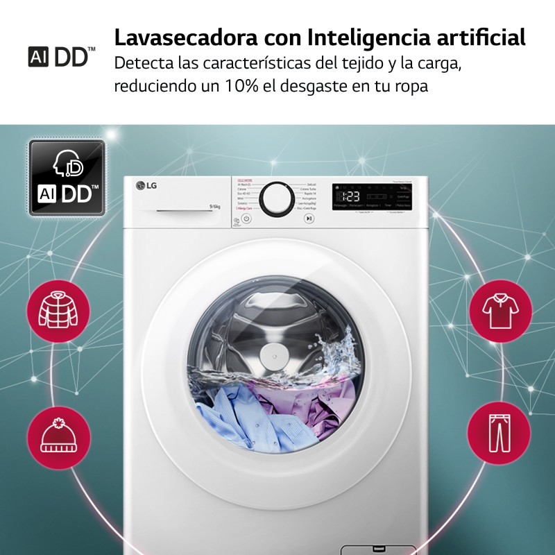 Lavasecadora Lg F4DR5009A3W Lavasecadora Lg F4DR5009A3W