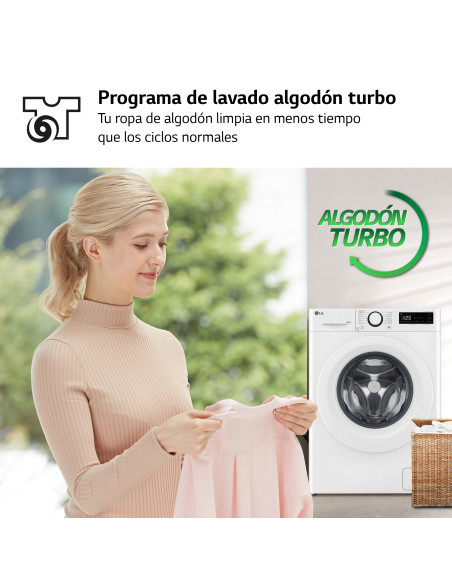 Lavasecadora Lg F4DR5009A3W