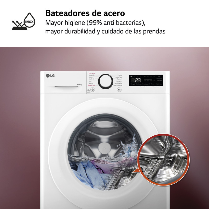 Lavasecadora Lg F4DR5009A3W Lavasecadora Lg F4DR5009A3W