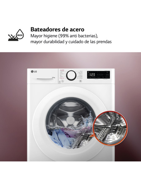 Lavasecadora Lg F4DR5009A3W