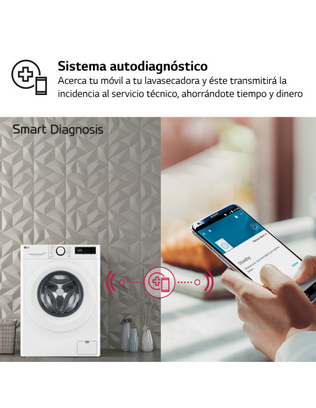 Lavasecadora Lg F4DR5009A3W