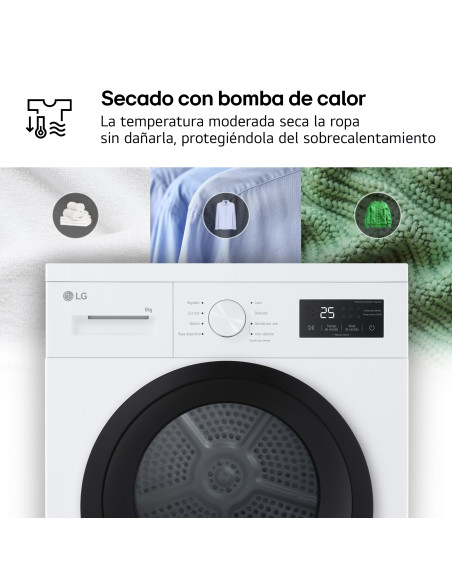 Secadora Lg RHA1008NWK