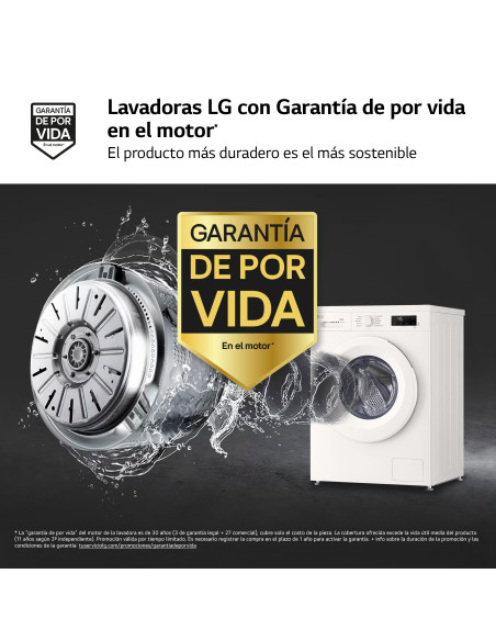 Lavasecadora Lg W4X1085NWH