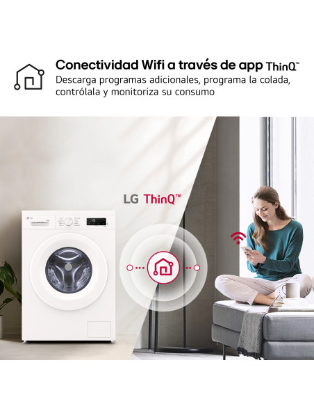 Lavasecadora Lg W4X1085NWH