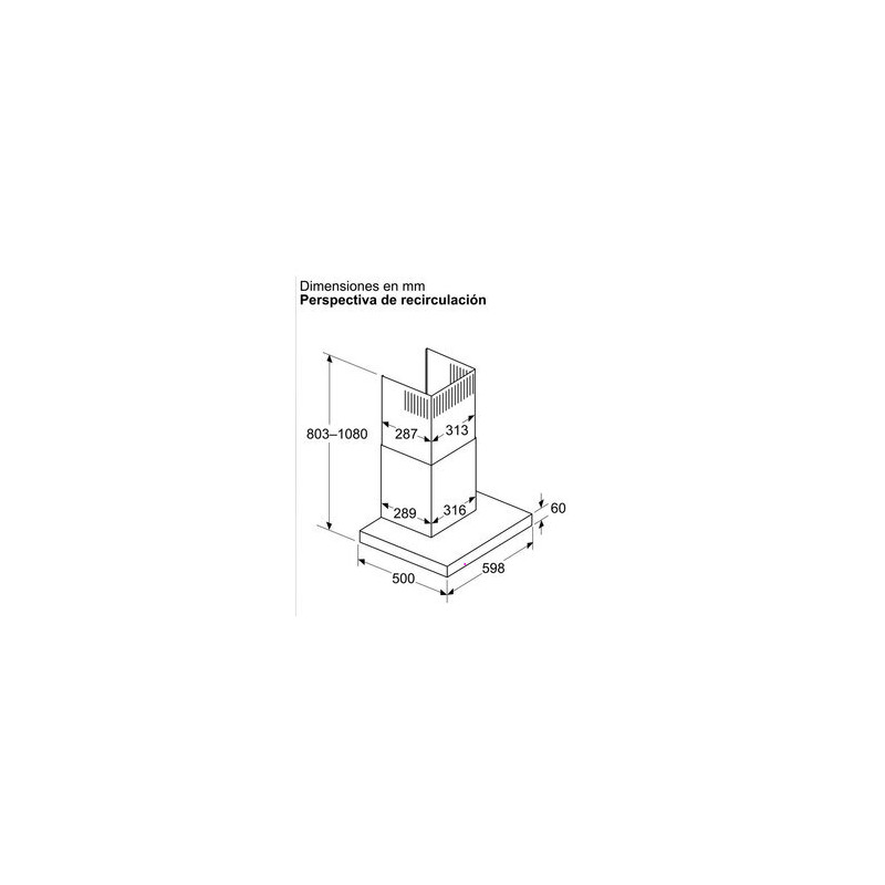 Campana decorativa Balay 3BC864MXD