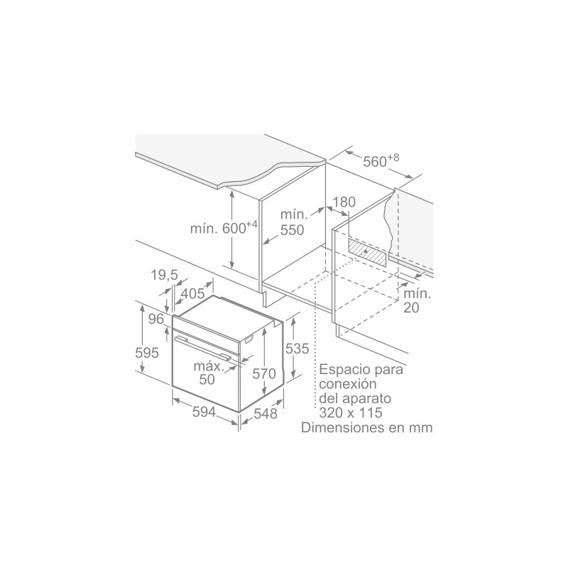 Horno indep. MF Balay 3HB5821N3 Horno indep. MF Balay 3HB5821N3