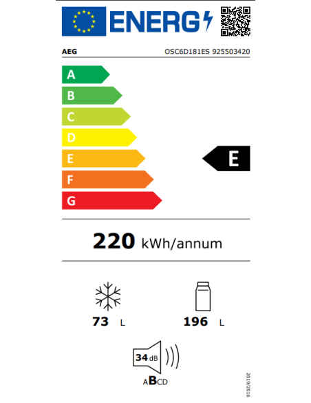 Combi NF INT Aeg OSC6D181ES