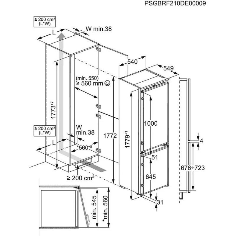 Combi NF INT Aeg TC7CS181DS