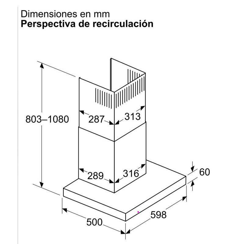 Campana decorativa Bosch DWB65CC60