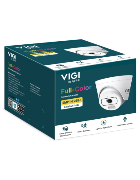 TP-Link EasyCam C420 Almohadilla Cámara de seguridad IP Exterior 1920 x 1080 Pixeles Techo/Pared/Post