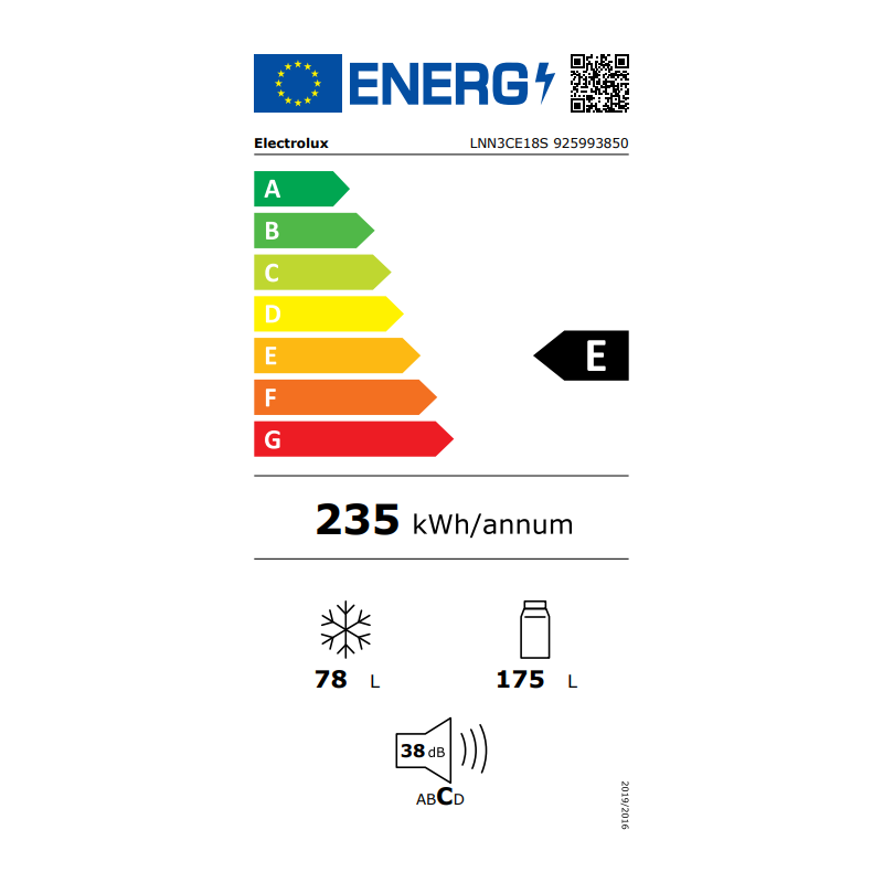 Combi NF INT Electrolux LNN3CE18S