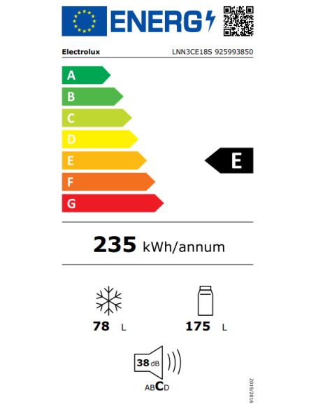 Combi NF INT Electrolux LNN3CE18S