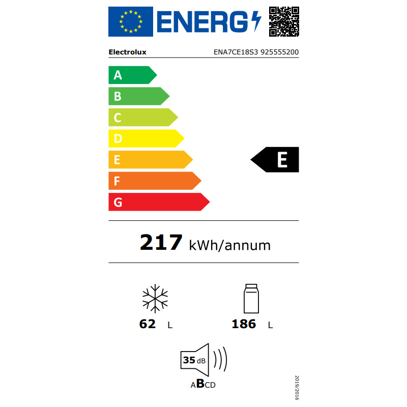 Combi NF INT Electrolux ENA7CE18S3