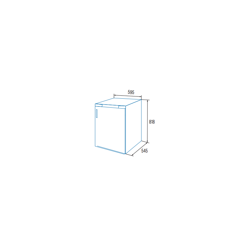 Frigorifico 1puerta Cata TI59818ST