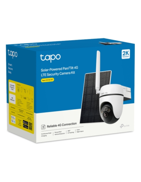 TP-Link Tapo C615G KIT Almohadilla Cámara de seguridad IP Exterior 2304 x 1296 Pixeles Techo/Pared/Post