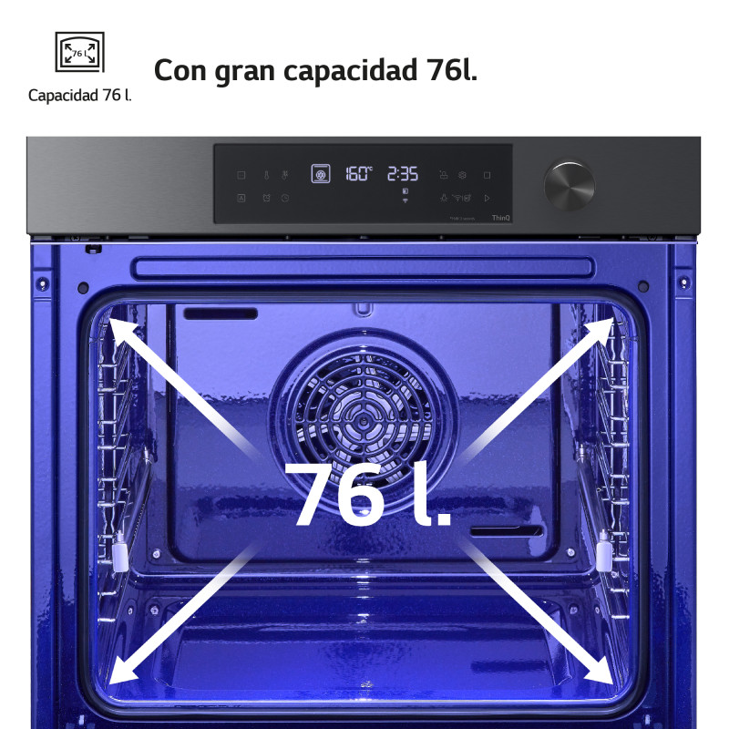 Horno MF pirolitico Lg WS7D7632WB Horno MF pirolitico Lg WS7D7632WB
