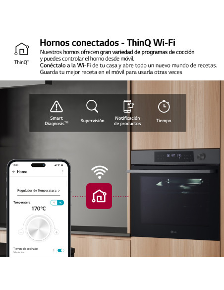 Horno MF pirolitico Lg WS7D7632WB