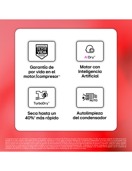 Secadora Lg RH18U8AVCW