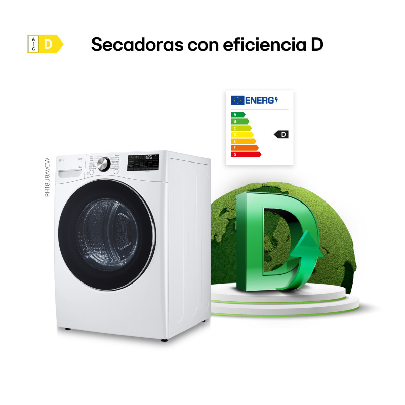 Secadora Lg RH18U8AVCW Secadora Lg RH18U8AVCW