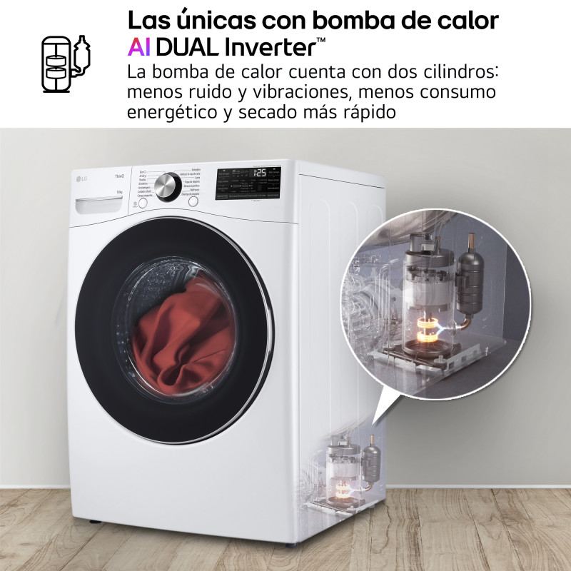 Secadora Lg RH18U8AVCW Secadora Lg RH18U8AVCW