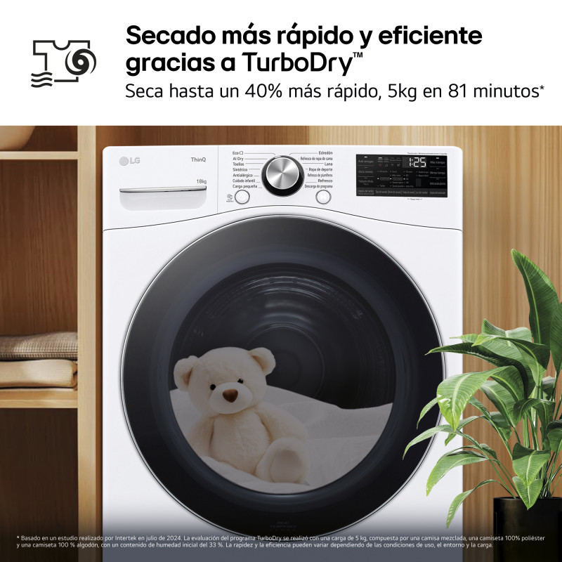 Secadora Lg RH18U8AVCW Secadora Lg RH18U8AVCW