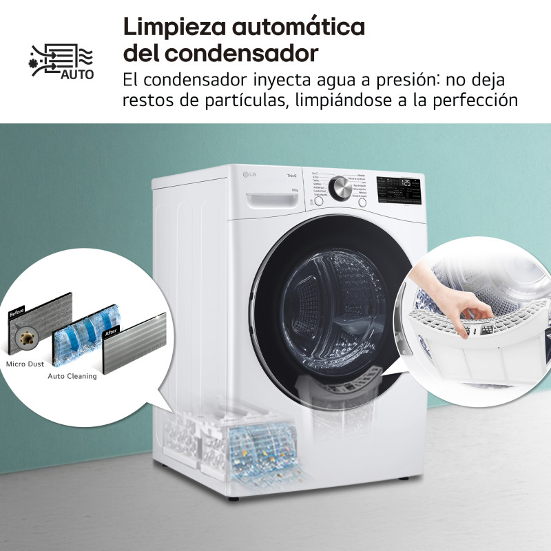 Secadora Lg RH18U8AVCW Secadora Lg RH18U8AVCW