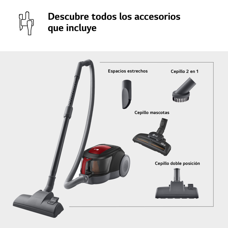 Aspirador sin bolsa Lg VC5506NHTCR Aspirador sin bolsa Lg VC5506NHTCR