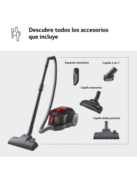 Aspirador sin bolsa Lg VC5506NHTCR